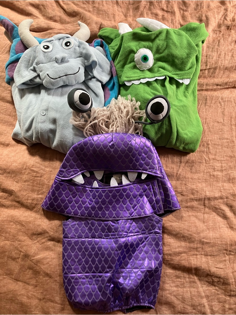 Monsters Inc Family Costume - Boo, Sully, Mike